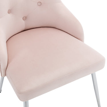 Upholstered Armchair for Living Room With Lumbar Cushion